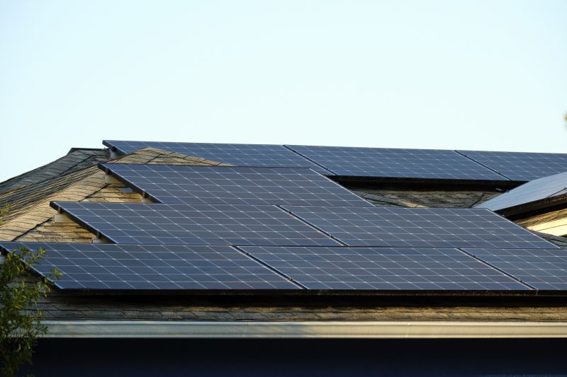 Residential Solar Panels on Rooftop